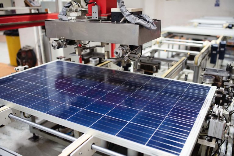 solar panel fabrication