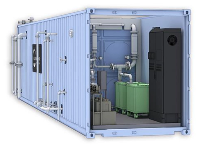 Modular system Moving Bed Biofilm Reactor (MBBR) Systems rendering
